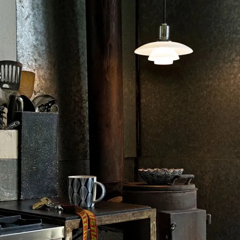 Louis Poulsen Spots|Pendler<PH 2/1 Pendel, sort metalliseret fra