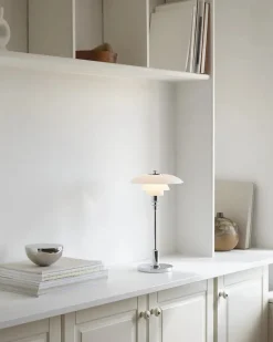 Louis Poulsen Portable Lamper|Skrivebordslamper<PH 2/1 Portable Bordlampe, messing fra