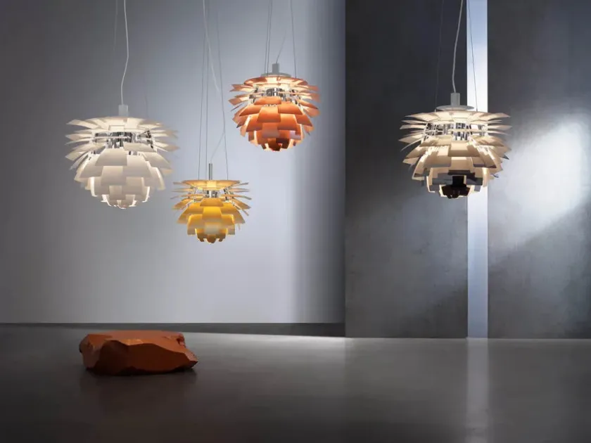 Louis Poulsen Pendler|Spots<PH Artichoke Dusty Blue/Brass fra