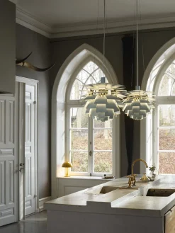 Louis Poulsen Spots|Pendler<PH Artichoke Dusty Blue/Chrome fra