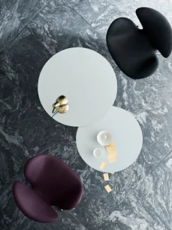 Fritz Hansen Sofaborde<Piet Hein A223 Sofabord, Ø90 cm fra