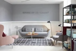 Fritz Hansen Sofaborde<Piet Hein A223 Sofabord, Ø90 cm fra