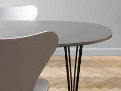 Fritz Hansen Spiseborde<Piet Hein B619 Superellipse udtræksbord, 180/300 x 120 cm fra