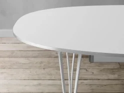 Fritz Hansen Spiseborde<Piet Hein B619 Superellipse udtræksbord, 180/300 x 120 cm fra