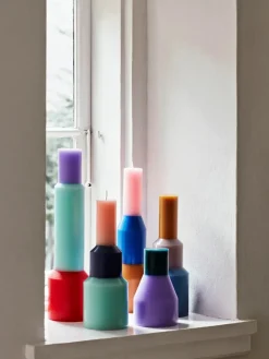 HAY Stearinlys<Pillar lys, M blue fra