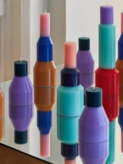 HAY Stearinlys<Pillar lys, M blue fra