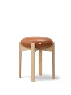 Fredericia Furniture Skamler<Pioneer Stool, lacquered oak/zero 0001 fra