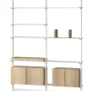 String Furniture Reolsystemer<Pira G2 Floor-to-Ceiling Shelving Bundle A fra String