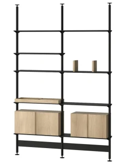 String Furniture Reolsystemer<Pira G2 Floor-to-Ceiling Shelving Bundle A fra String
