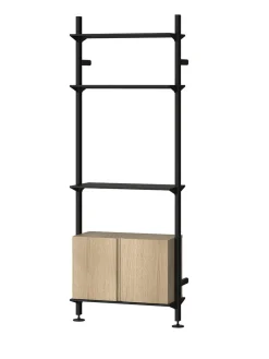String Furniture Reolsystemer<Pira G2 Floor-to-Wall Shelving Bundle B fra String