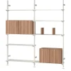 String Furniture Reolsystemer<Pira G2 Floor-to-Wall Shelving Bundle D fra String