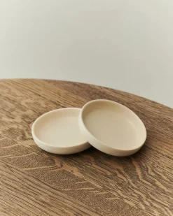 Louise Roe Service<Pisu 09 Plate 2 pcs, vanilla white fra