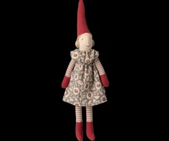Maileg Nisser<Pixy size 1 nissepige med Winter Mint dress, med magnet hænder og fod fra 2025