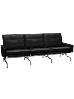 Fritz Hansen Sofaer<PK31/3 3 pers. Sofa af Poul Kjærholm