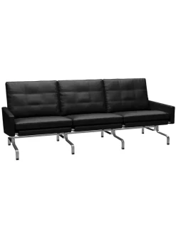 Fritz Hansen Sofaer<PK31/3 3 pers. Sofa af Poul Kjærholm