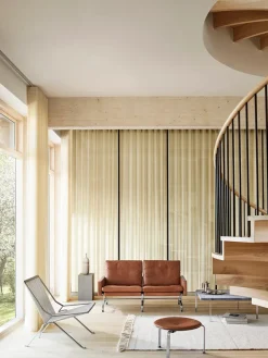 Fritz Hansen Sofaer<PK31/2 2 pers. Sofa af Poul Kjærholm