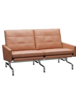 Fritz Hansen Sofaer<PK31/2 2 pers. Sofa af Poul Kjærholm