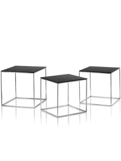 Fritz Hansen Sideborde Og Små Borde<PK71 Borde, 3 stk. af Poul Kjærholm