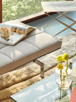 Fritz Hansen Skamler<PK91 Foldestol af Poul Kjærholm