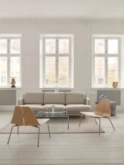 Fritz Hansen Loungestole|Lænestole<PK23 Lounge Chair, oak/steel af Poul Kjærholm