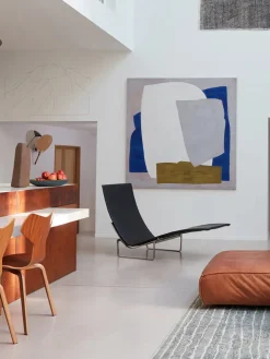 Fritz Hansen Loungestole|Lænestole<PK24 Loungestol af Poul Kjærholm