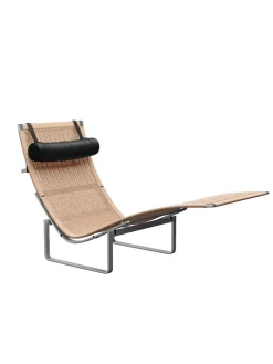 Fritz Hansen Loungestole|Lænestole<PK24 Loungestol af Poul Kjærholm