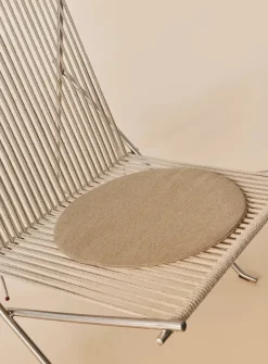 Fritz Hansen Loungestole|Lænestole<PK4 Loungestol i natur, sort stel af Poul Kjærholm