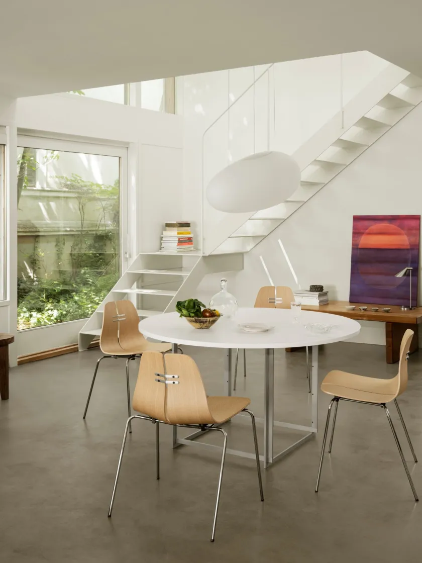 Fritz Hansen Spisebordsstole<PK3 spisebordsstol, sort ask af Poul Kjærholm