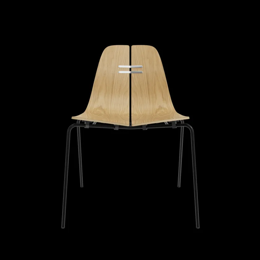 Fritz Hansen Spisebordsstole<PK3 spisebordsstol, sort ask af Poul Kjærholm