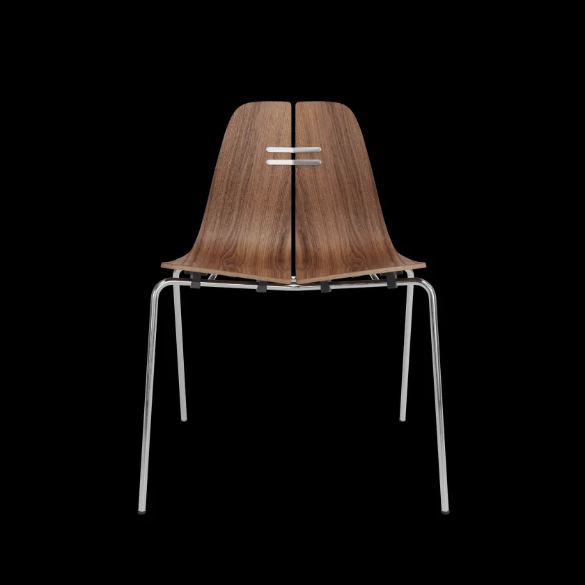 Fritz Hansen Spisebordsstole<PK3 spisebordsstol, sort ask af Poul Kjærholm