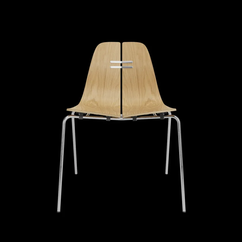 Fritz Hansen Spisebordsstole<PK3 spisebordsstol, sort ask af Poul Kjærholm