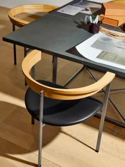 Fritz Hansen Spisebordsstole<PK11 Stol af Poul Kjærholm