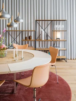 Fritz Hansen Spisebordsstole<PK9 Stol af Poul Kjærholm