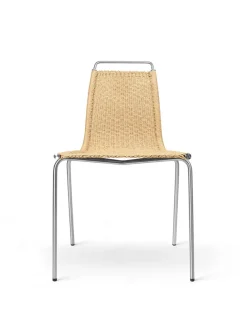 Carl Hansen & Søn Spisebordsstole<PK1 Stol, stål stel af Poul Kjærholm