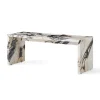 Audo Copenhagen Sofaborde<Plinth Bridge, Calacatta Viola marble fra