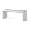 Audo Copenhagen Sofaborde<Plinth Bridge, White carrara marble fra