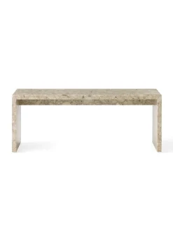 Audo Copenhagen Sofaborde<Plinth Bridge, White carrara marble fra