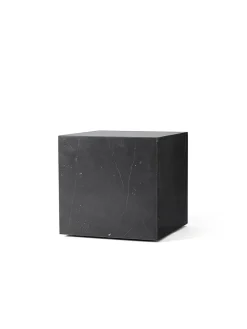 Audo Copenhagen Sideborde Og Små Borde<Plinth Cubic Black Nero Marquina marmor fra