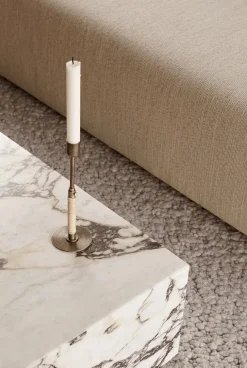 Audo Copenhagen Sofaborde<Plinth Low, grey galaxy marble fra