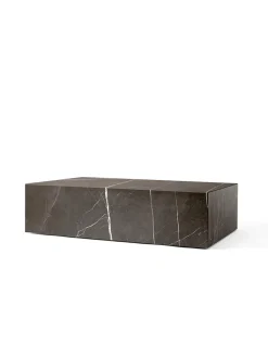 Audo Copenhagen Sofaborde<Plinth Low Grey Kendzo marmor fra