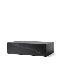 Audo Copenhagen Sofaborde<Plinth Low Sand Kunis Breccia marmor fra