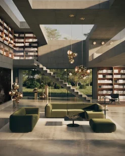 Tom Dixon Sofaer<Plump Sofa m. Chaiselong, elle 0200 fra