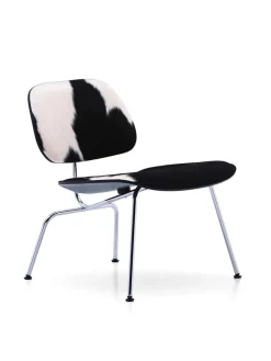 Vitra Loungestole|Lænestole<Plywood Group LCM, sort ask/koskind fra