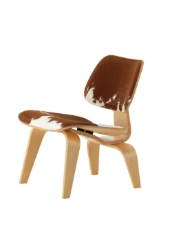 Vitra Lænestole<Plywood Group LCW, ash/calf's skin fra