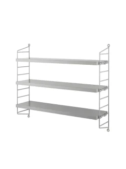 String Furniture Hylder|Reoler<Pocket Metal Reol fra String