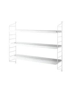 String Furniture Hylder|Reoler<Pocket Metal Reol fra String