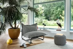 Fatboy Udendørs Loungemøbler|Havestole<Point Stonewashed Skammel fra