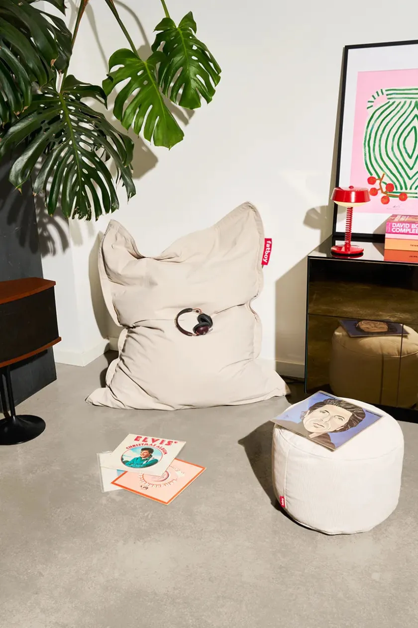 Fatboy Udendørs Loungemøbler|Havestole<Point velvet Recycled skammel fra