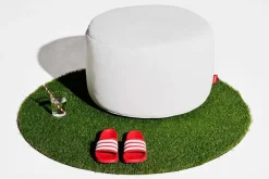 Fatboy Udendørs Loungemøbler|Havestole<Point velvet Recycled skammel fra