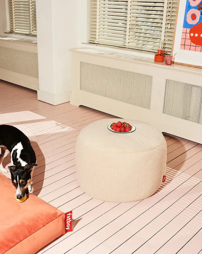 Fatboy Udendørs Loungemøbler|Havestole<Point velvet Recycled skammel fra